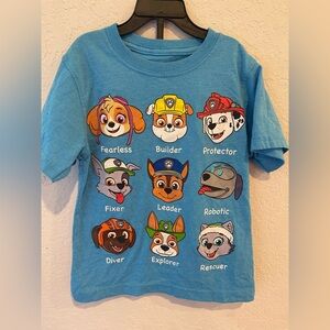 Nickelodeon Blue Paw Patrol Character Faces Tee